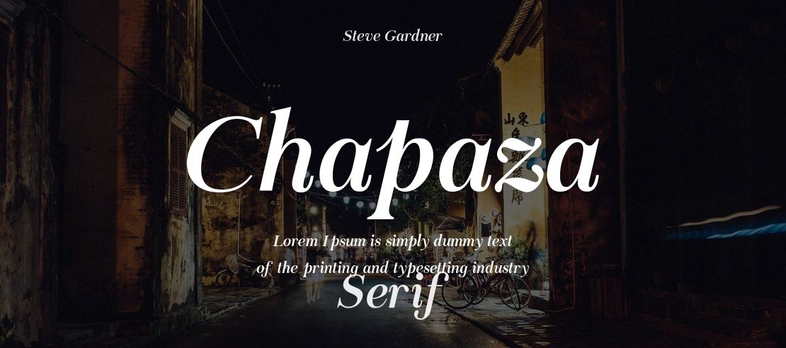 Chapaza Font