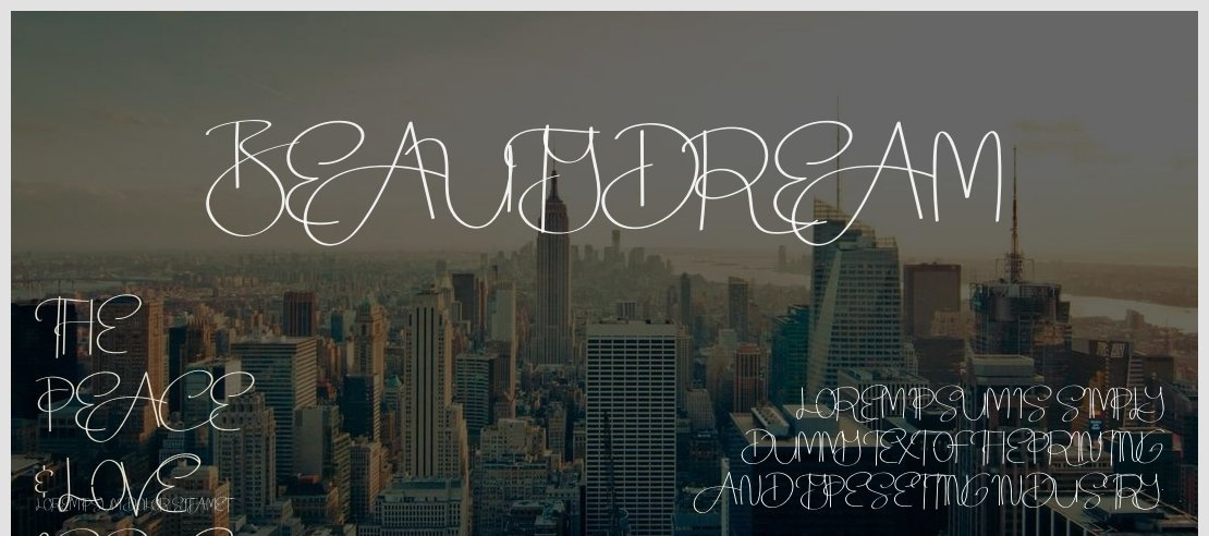 BeautyDream Font