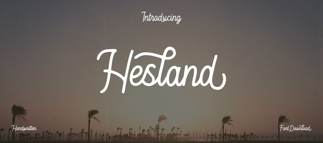 Hesland Font