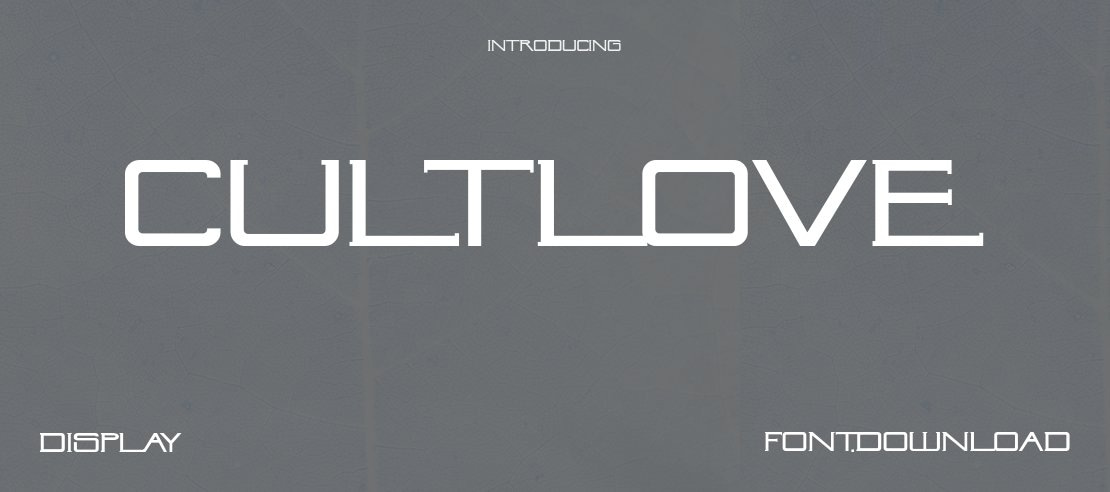 CultLove Font