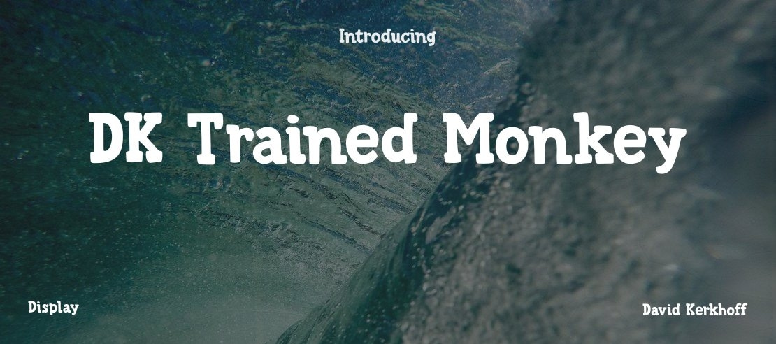 DK Trained Monkey Font