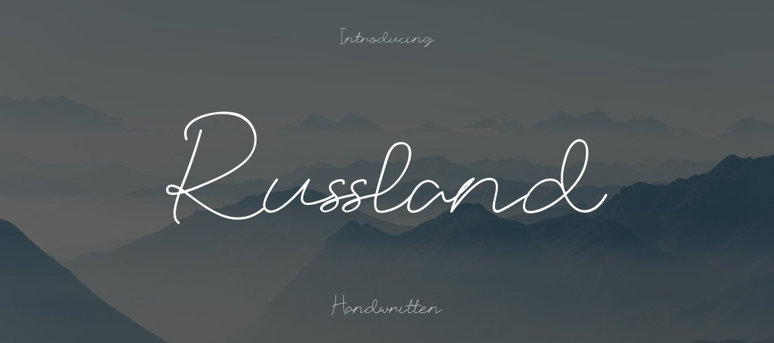 Russland Font