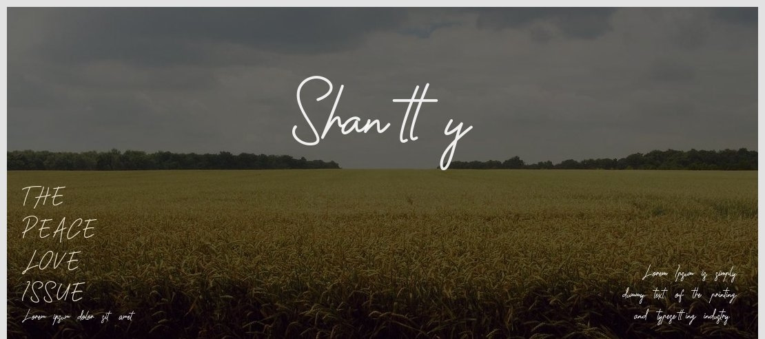 Shantty Font