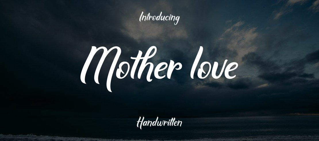 Mother love Font