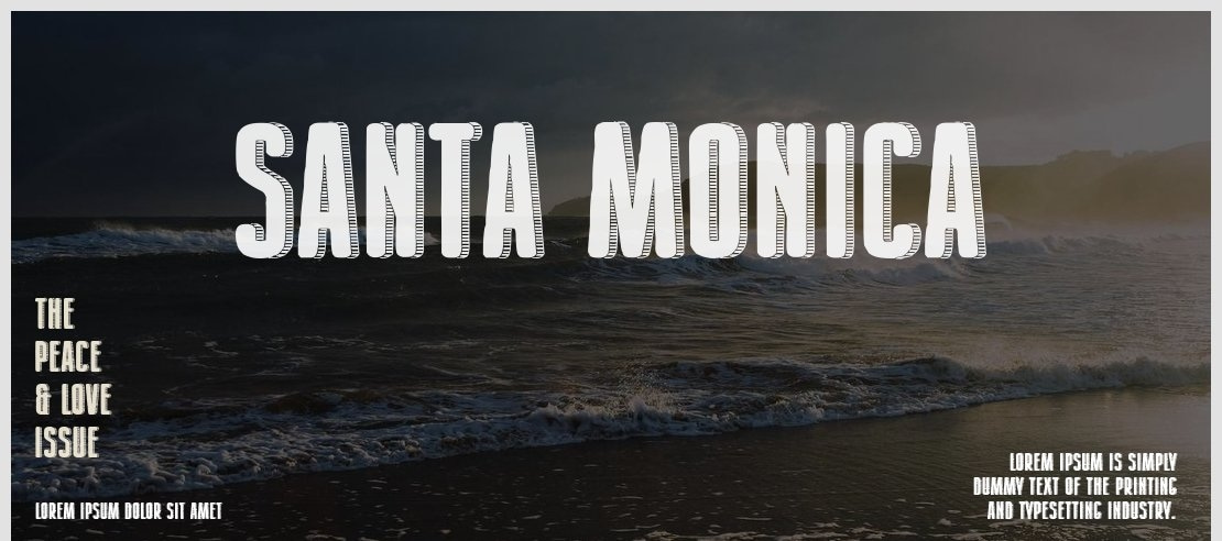 Santa Monica Font