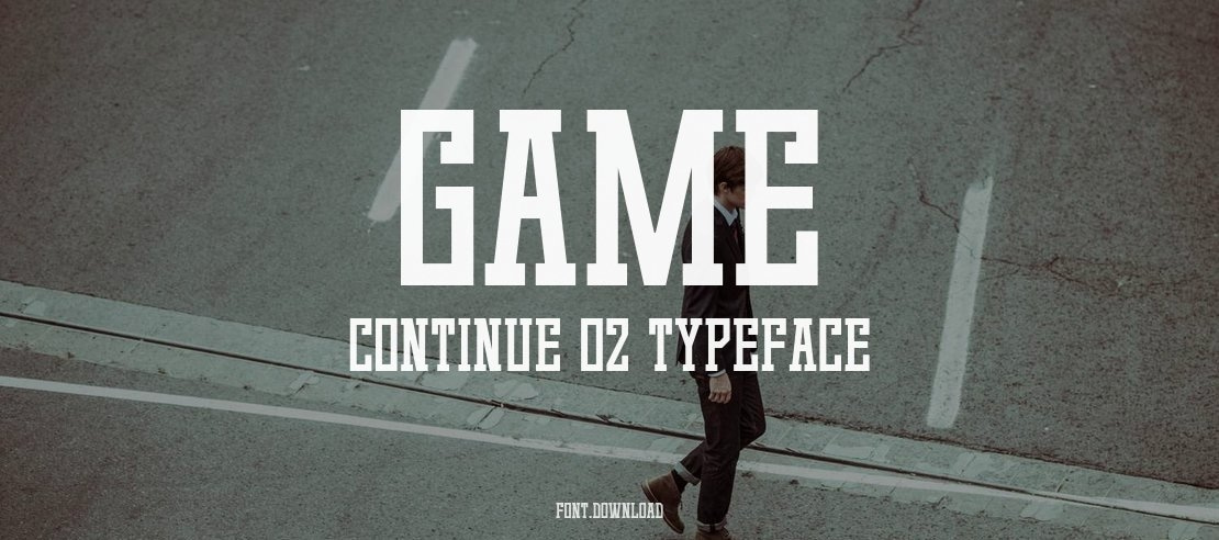 Game Continue 02 Font