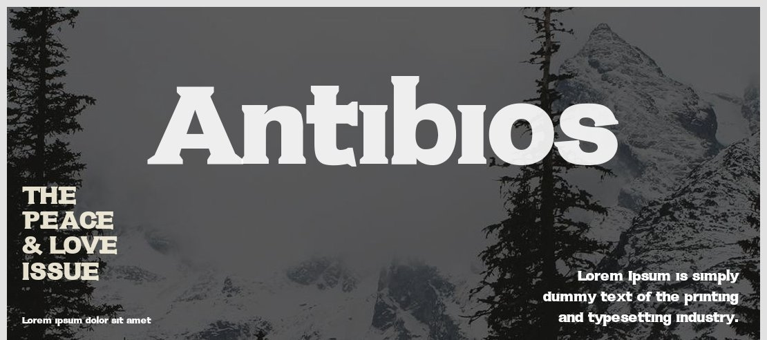 Antibios Font