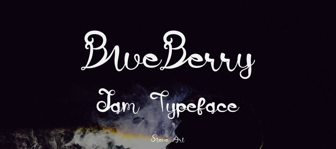 BlueBerry Jam Font