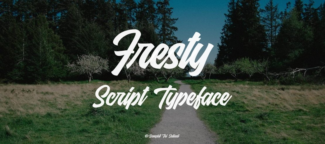 Fresty Script Font