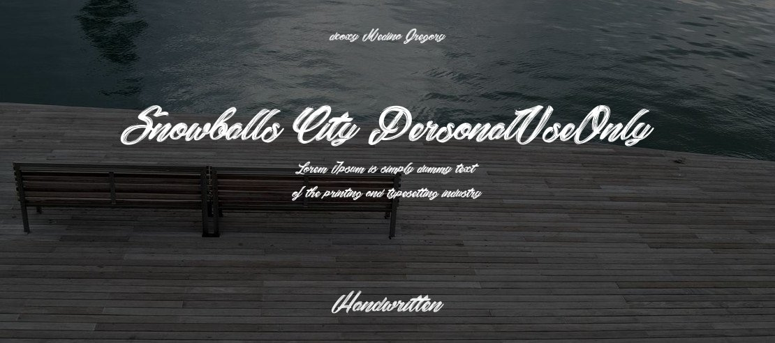 Snowballs City_PersonalUseOnly Font