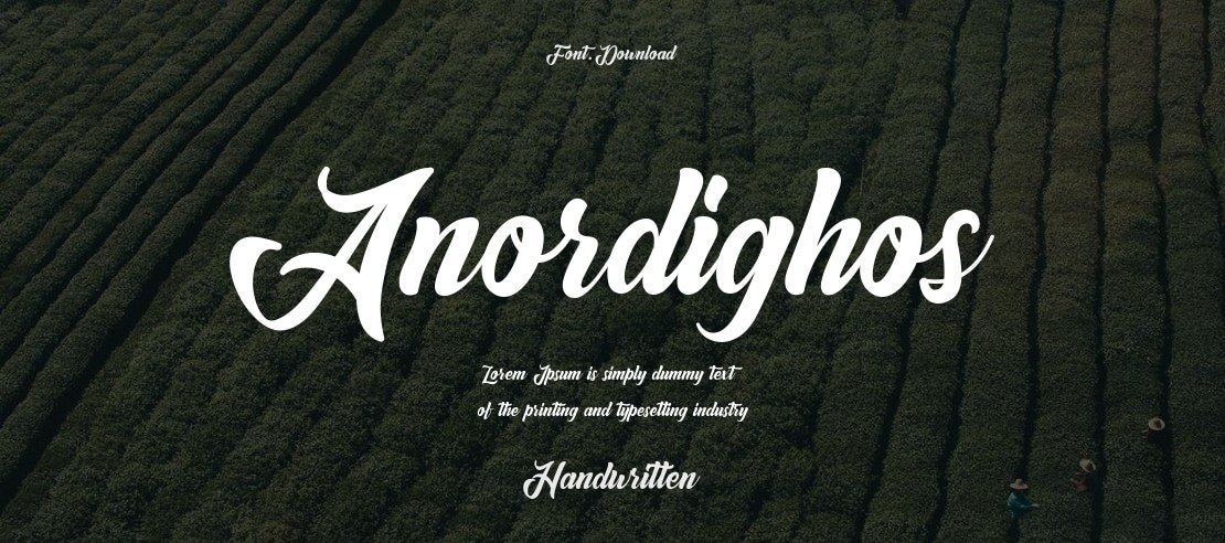 Anordighos Font