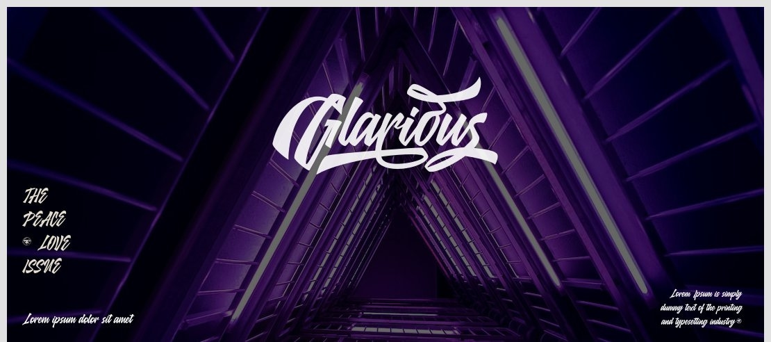 Glarious Font