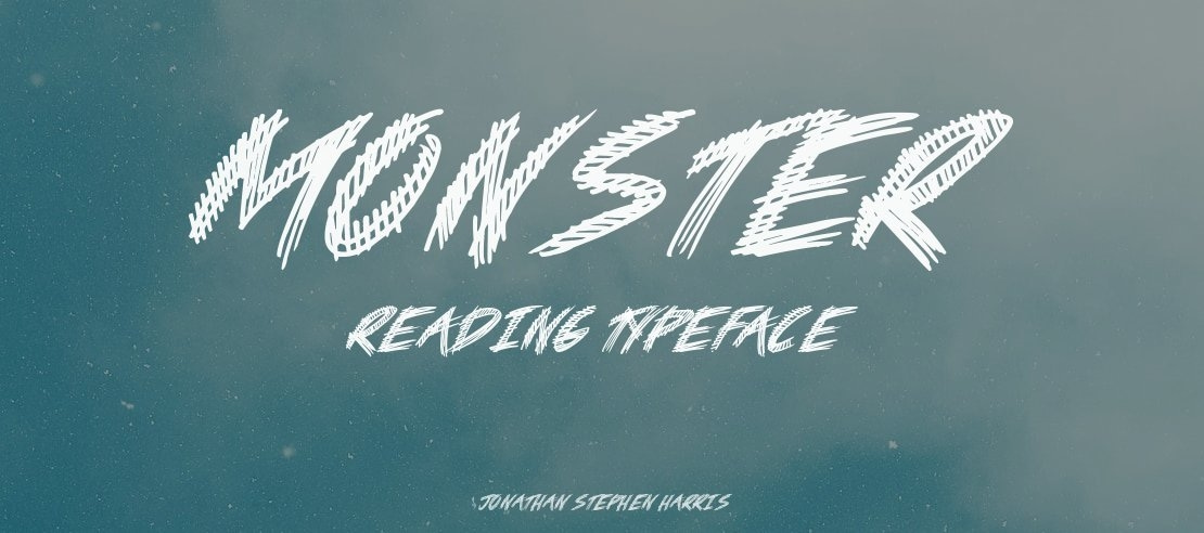 Monster Reading Font