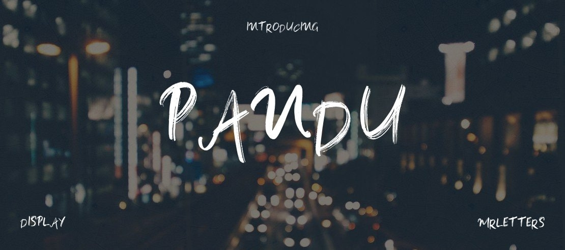 Pandu Font