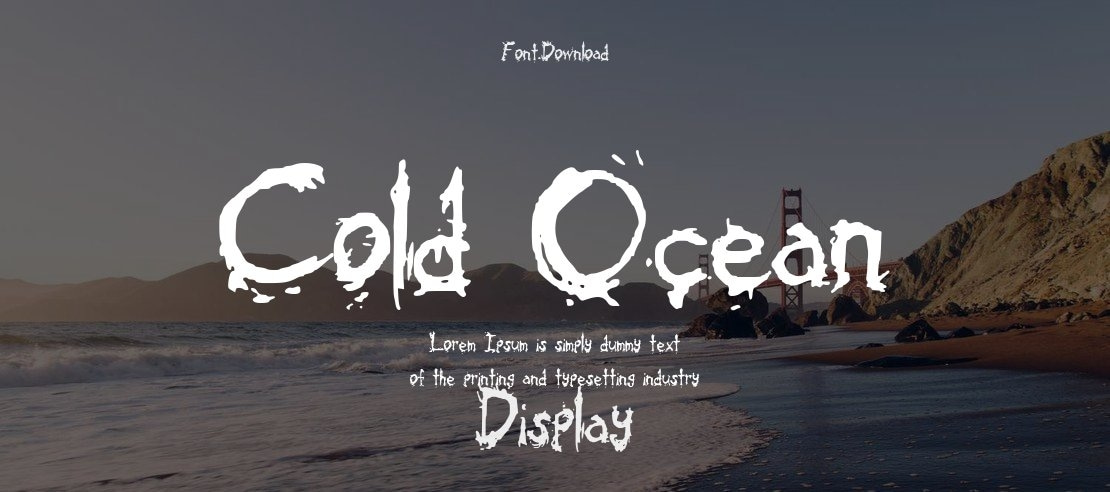 Cold Ocean Font
