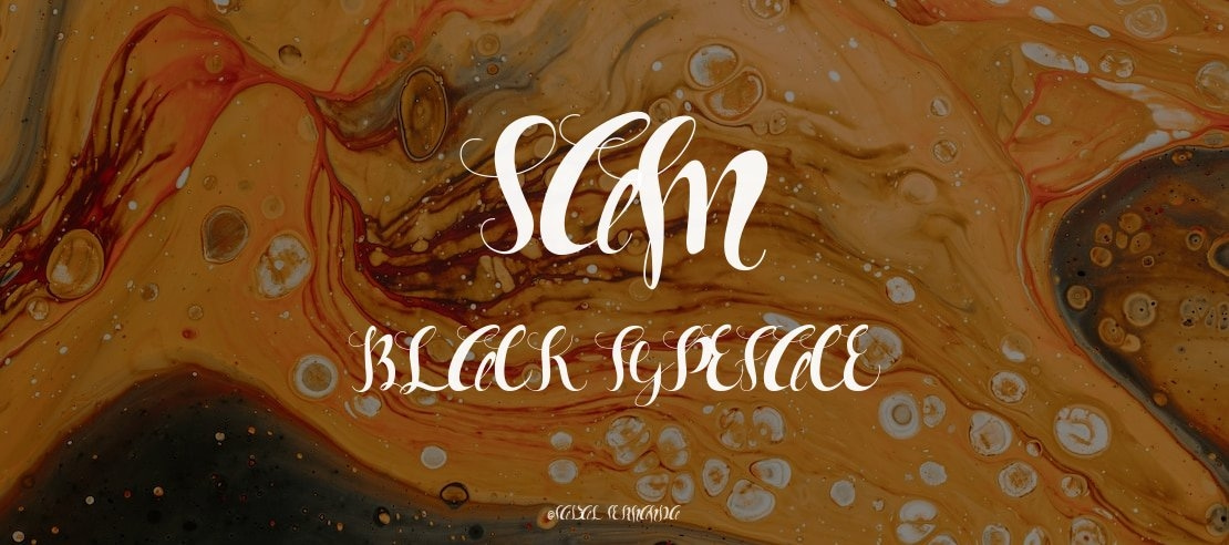 Sam Black Font Family