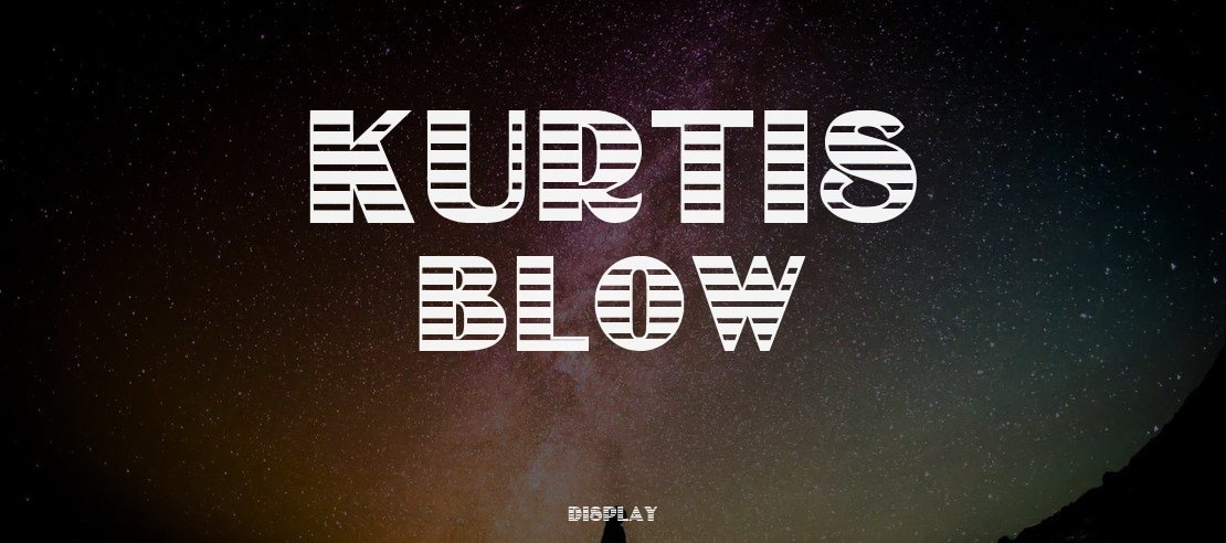 KURTIS BLOW Font