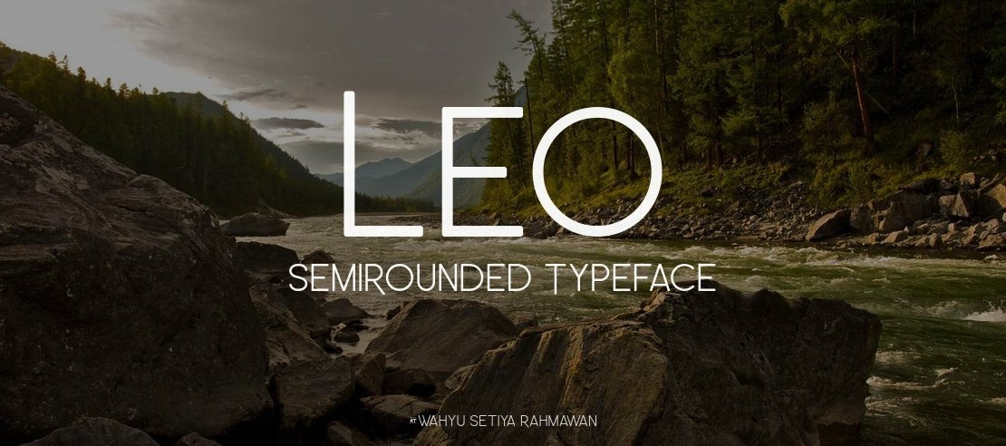 Leo SemiRounded Font Family