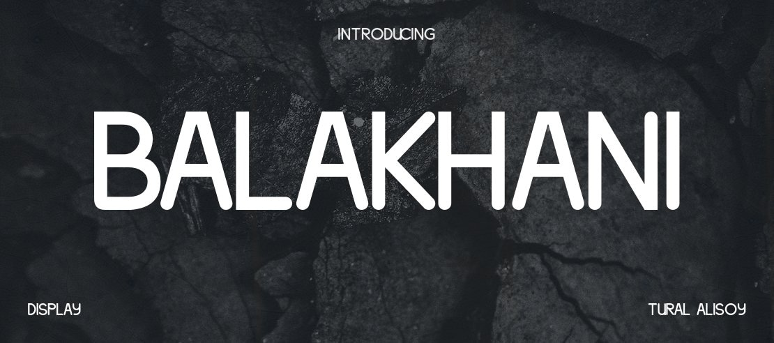 Balakhani Font