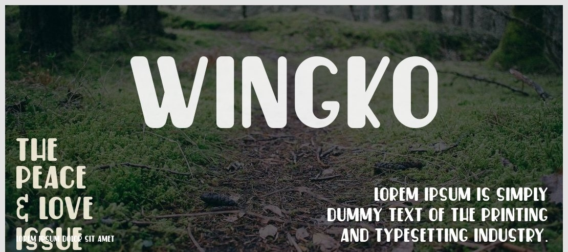 Wingko Font