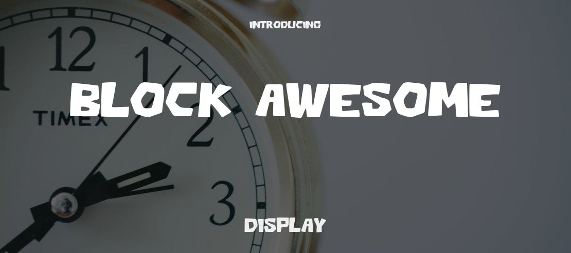 Block_Awesome Font