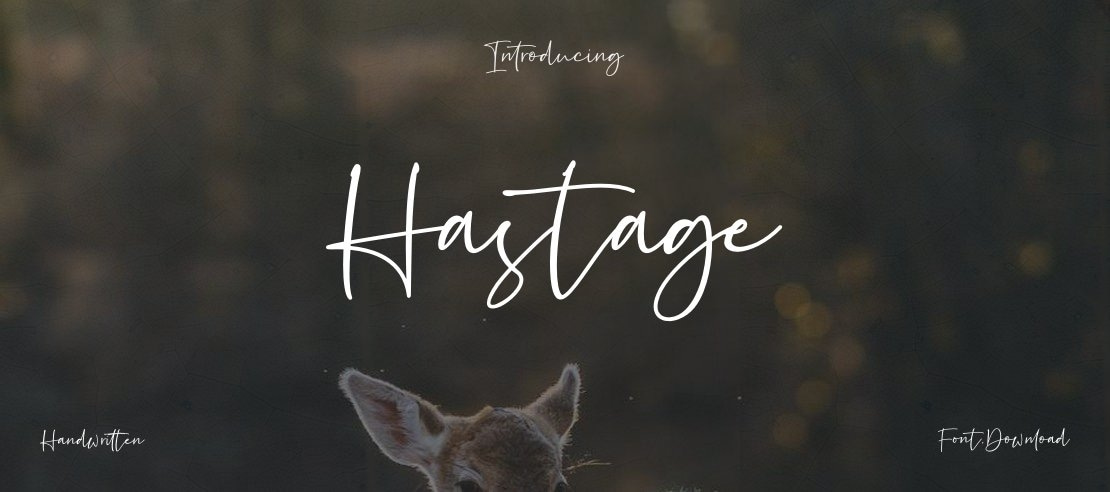 Hastage Font