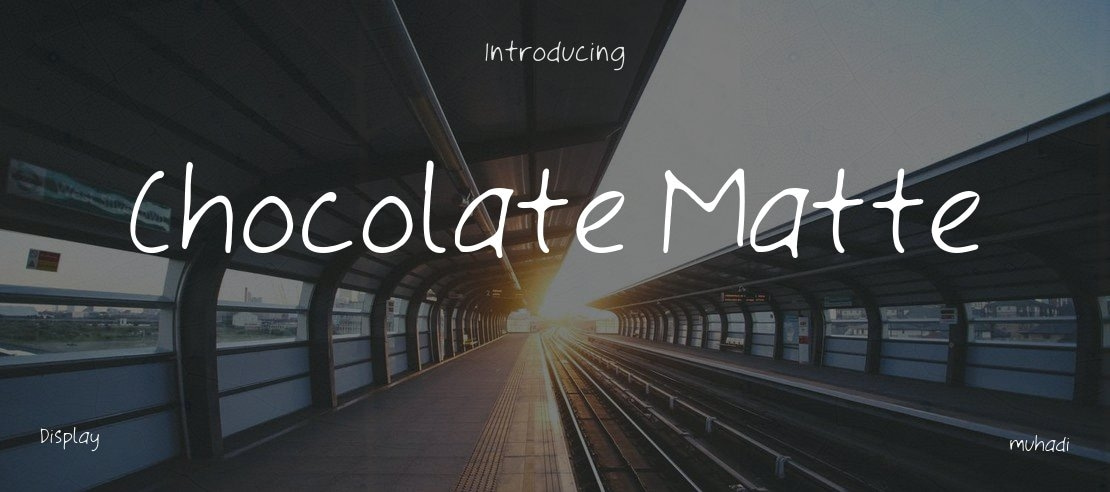 Chocolate Matte Font