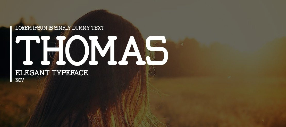 Thomas Elegant Font