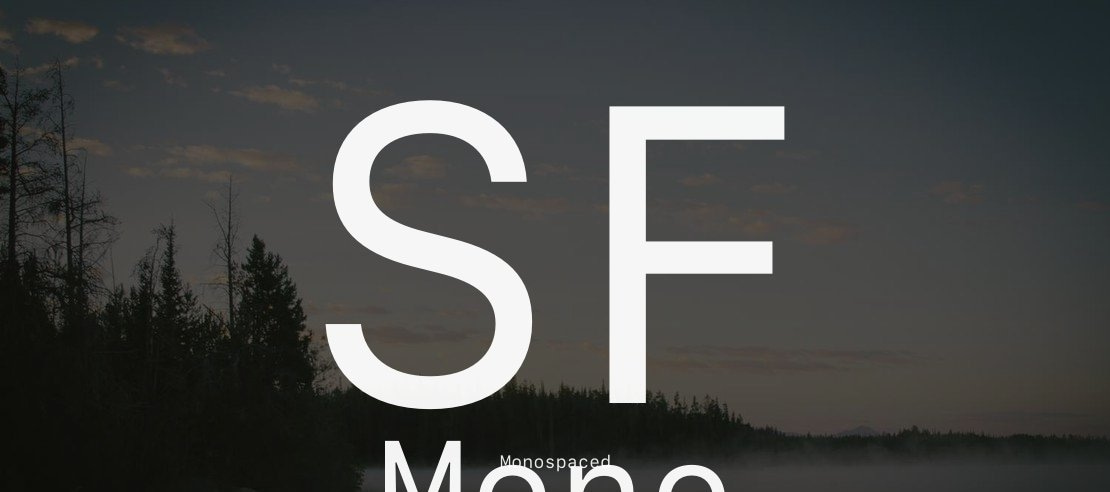 SF Mono Font Family