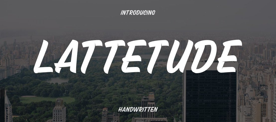 Lattetude Font