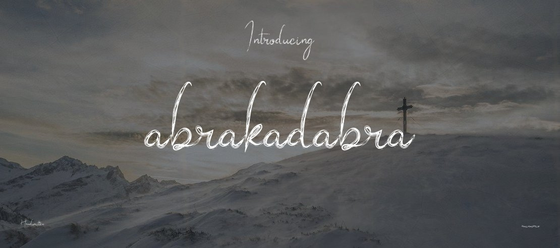 abrakadabra Font
