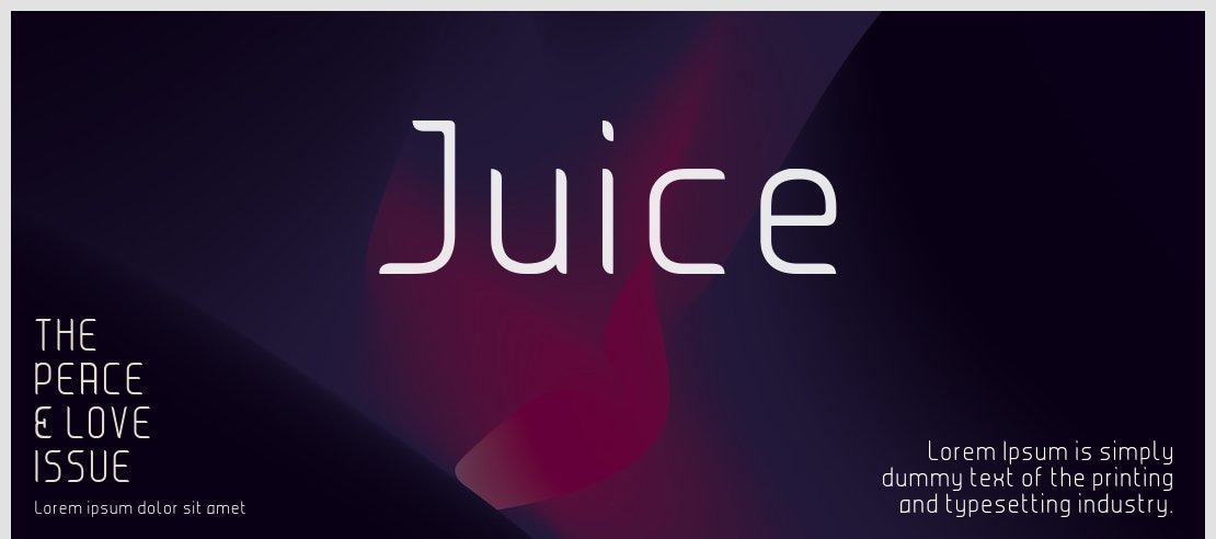 Juice Font Family