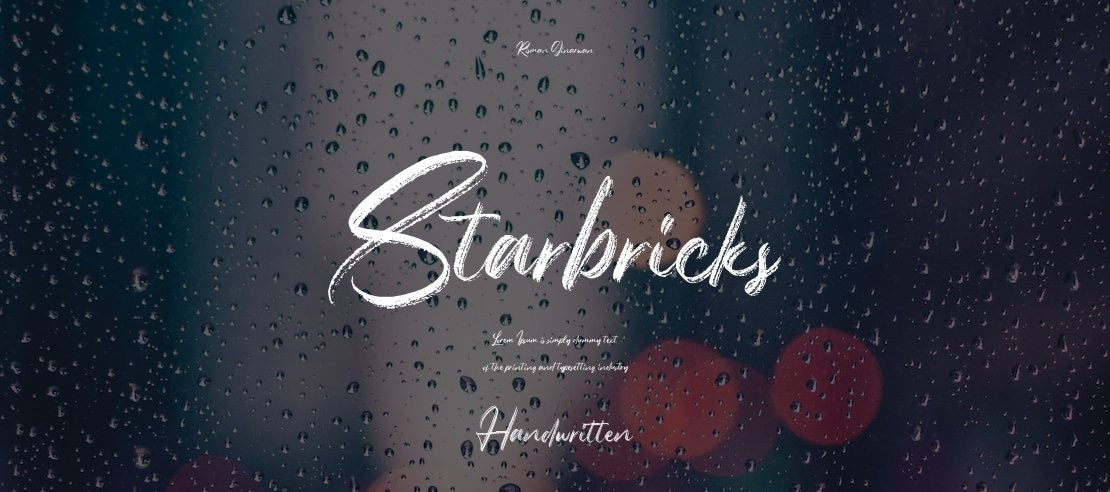 Starbricks Font