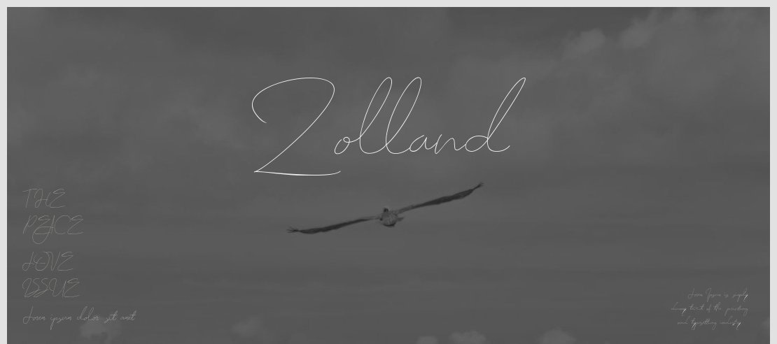 Zolland Font