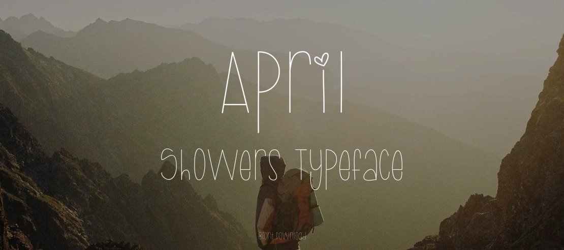 April Showers Font