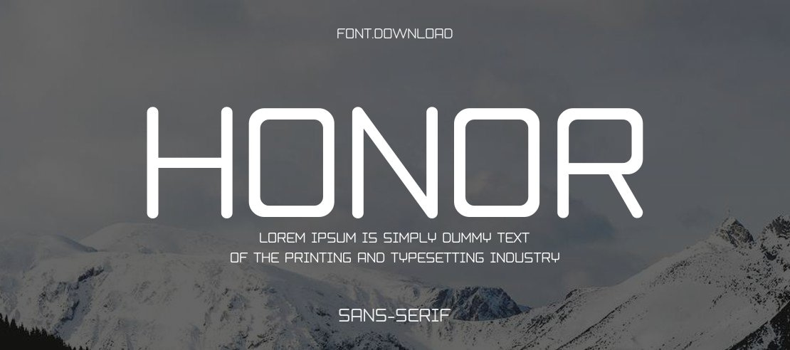 Honor Font