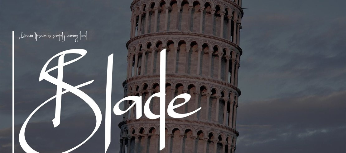 Blade Alexander Font