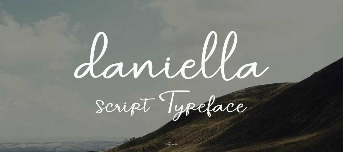 daniella script Font
