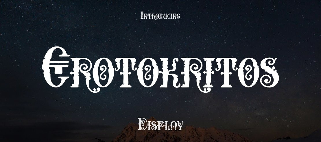 Erotokritos Font