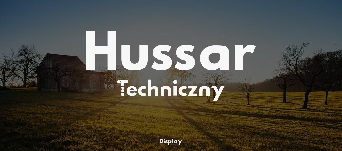 Hussar Techniczny Font Family