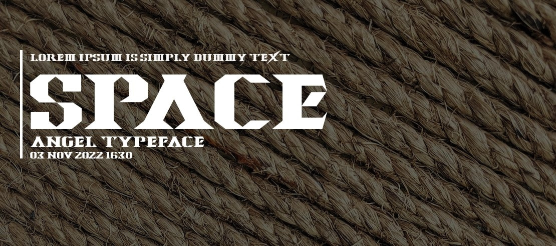 Space Angel Font