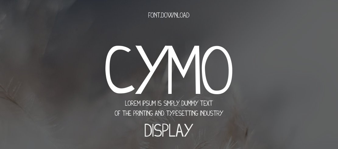 Cymo Font