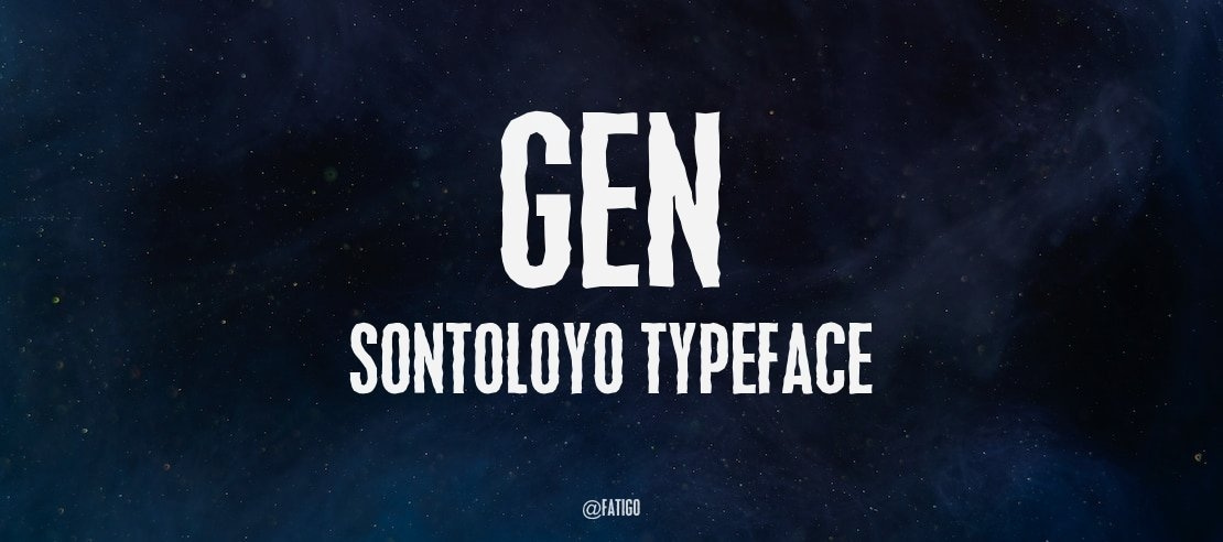 Gen Sontoloyo Font