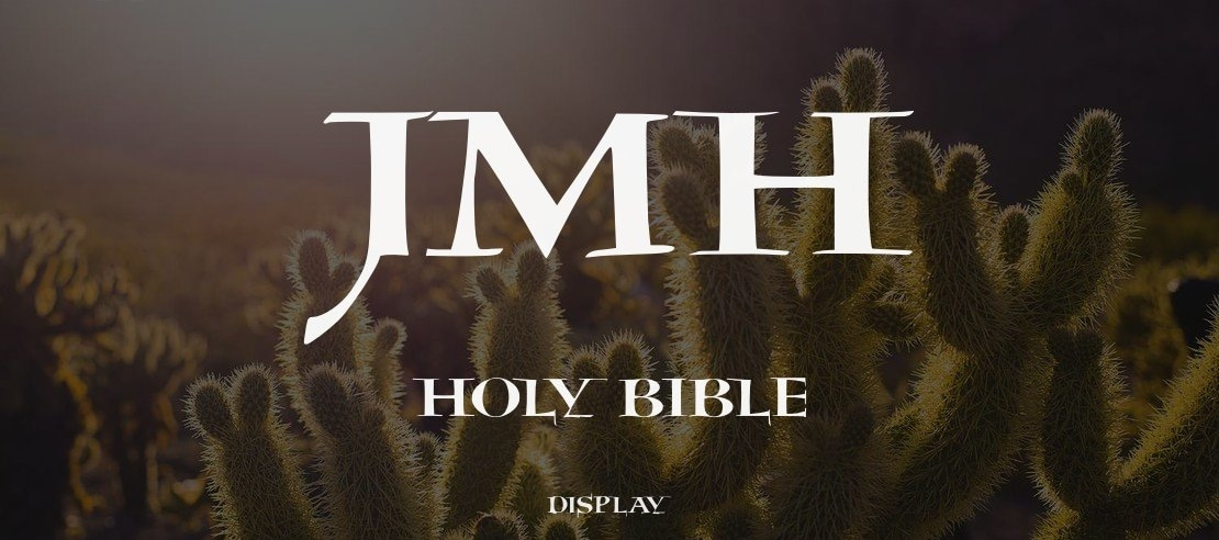 JMH Holy Bible Font