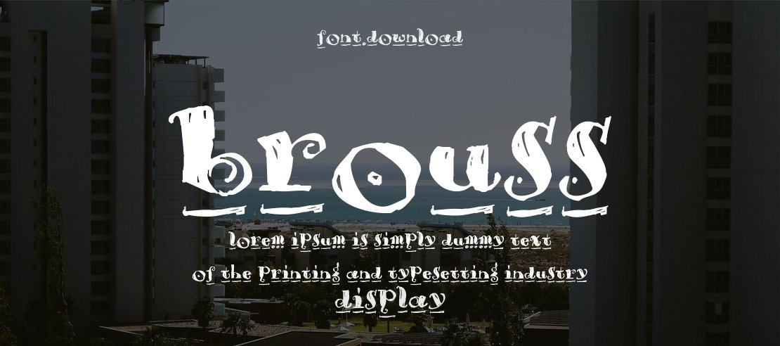 Brouss Font