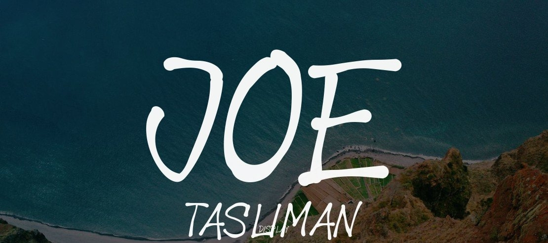 Joe Tasliman Font