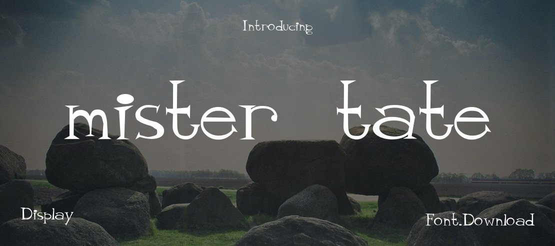 mister_tate Font