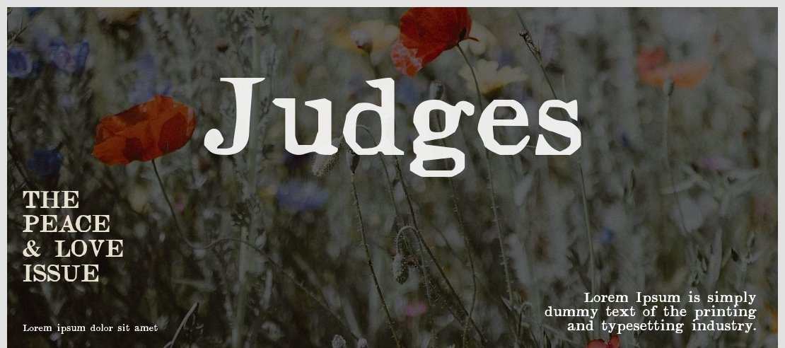 Judges Font Family