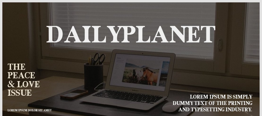 DailyPlanet Font Family