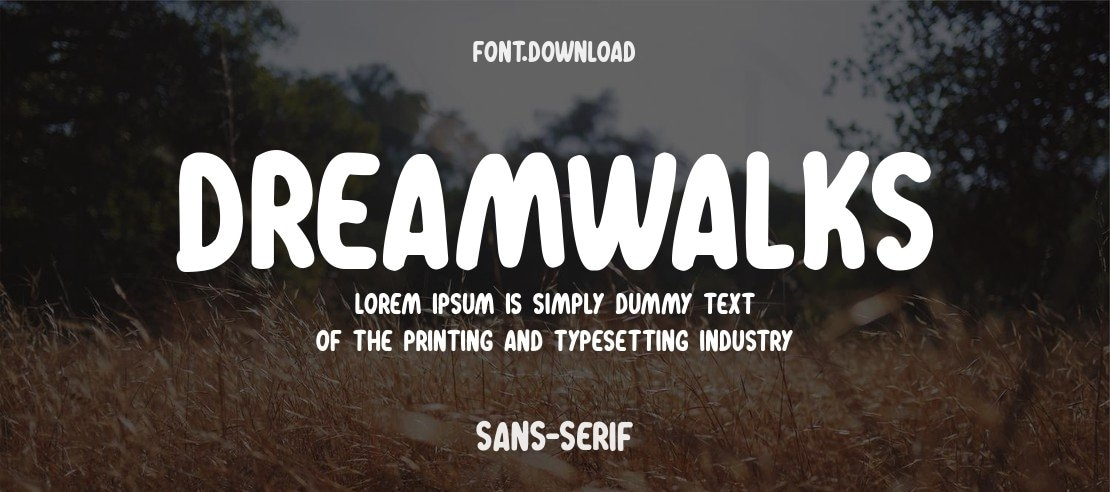 Dreamwalks Font